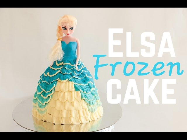 Frozen Elsa Doll Cake Tutorial