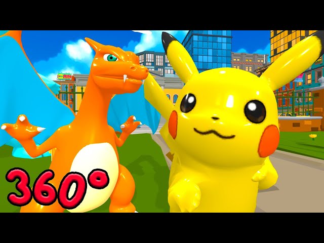 Animated Pokemon VR 360° video