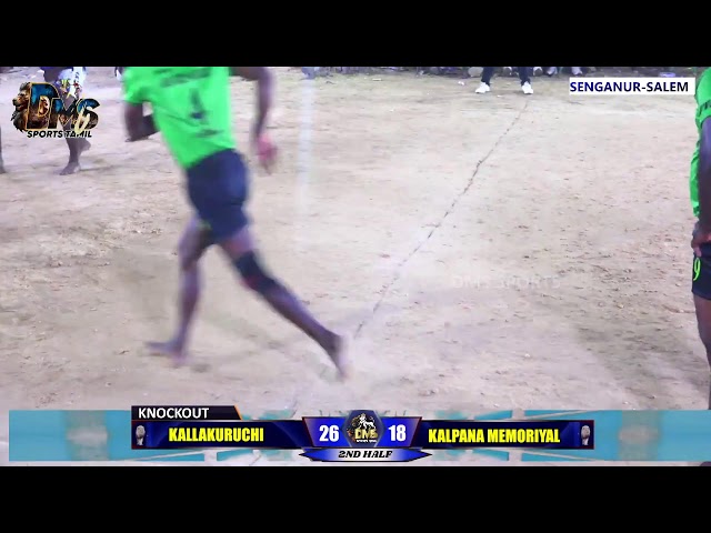 KNOCKOUT|KALLAKURUCHI vs KALPANA MEMORIYAL|SENGANUR-SALEM|MENS| KABADDI  MATCH-2025...