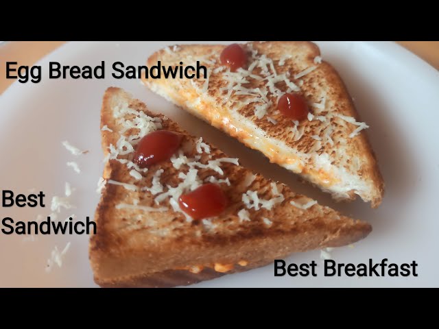 Morning Egg Bread Sandwich || Morning Best Breakfast || Simple Breakfast || Cheesy Sandwich