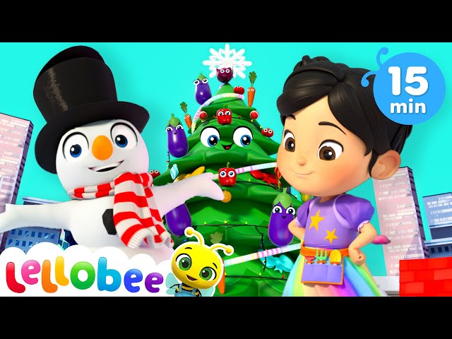 NEW | The Christmas Parade at Lellobee City Farm | Songs and Cartoons | Best Videos for Babies