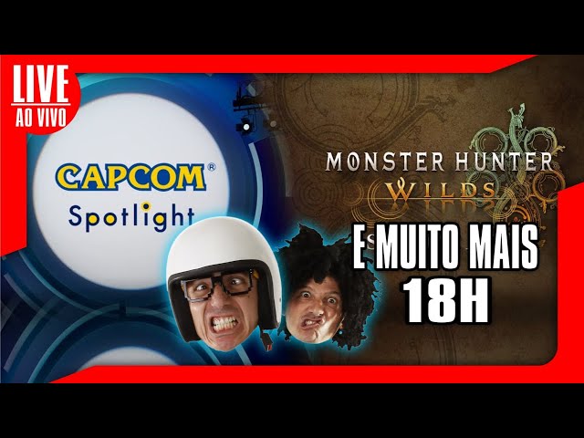 HOJE 18H - Capcom Spotlight + Monster Hunter Wilds Showcase - Fevereiro de 2025 #capcom