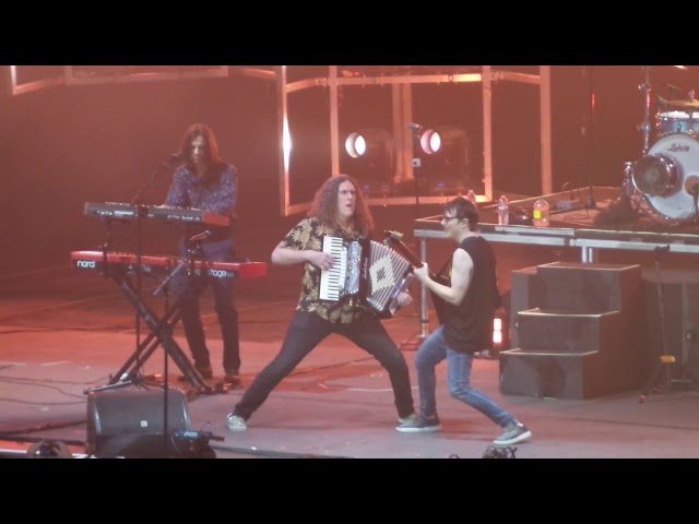 Weezer performing "Africa" cover with Weird Al Yankovic at the Forum