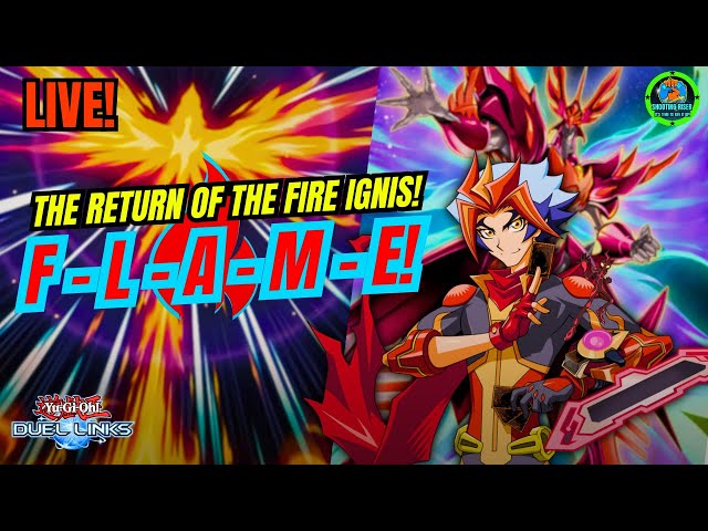 FLAME RETURNS EVENT! + NEW SALAMANGREAT SUPPORT! - Yu-Gi-Oh! Duel Links #live #vrains