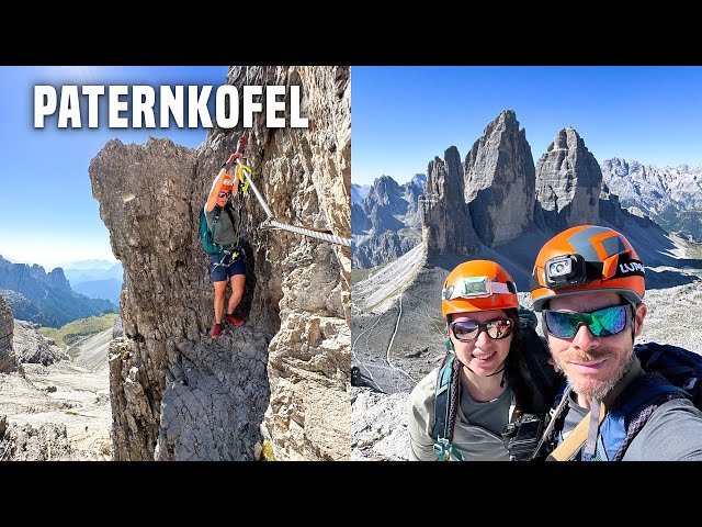 Dolomiten - berühmter Paternkofel Klettersteig & Abstieg über Sentiero Forcelle (Schartensteig)