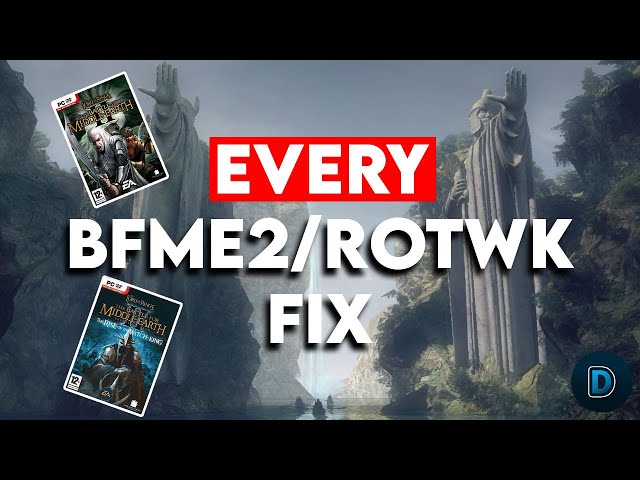 EVERY BFME2 + ROTWK crash error Fix! [EASY!]