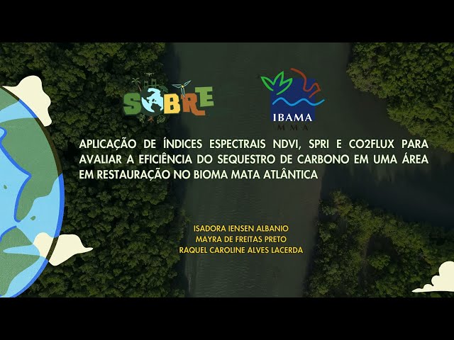 NDVI, sPRI e CO2flux para avaliar sequestro de carbono em área de restauração na Mata Atlântica