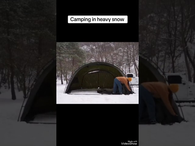 Solo camping in heavy rain #camp #camping #camper #fypシ゚viral #rain #camping#cooking #s