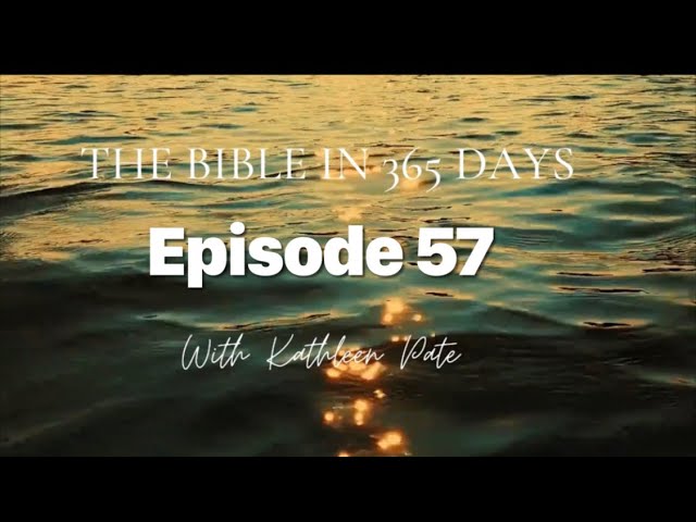 The Bible in 365 Days - Episode 57 Deuteronomy 24 -27. Audio Bible King James Version.