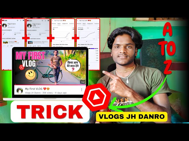 My First vlog VIRAL Trick || Vlogs JH Danro