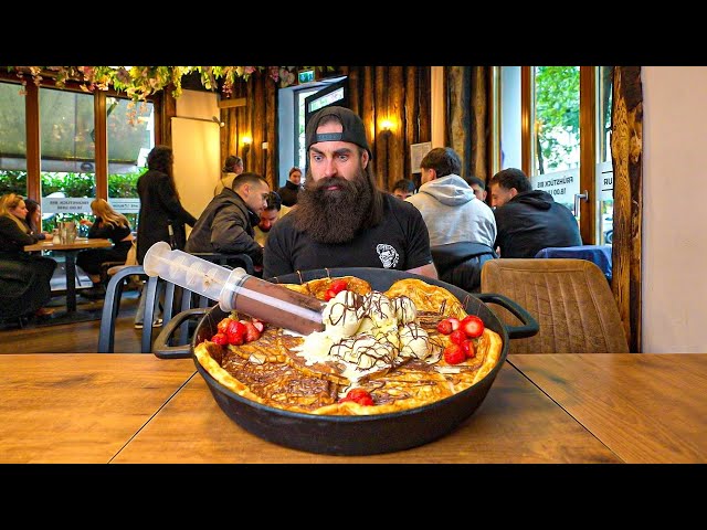 I ATTEMPTED THAT HUGE VIRAL PANCAKE CHALLENGE...WHICH HAS NEVER BEEN BEATEN! | BeardMeatsFood