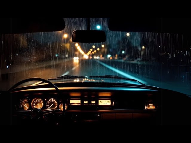 1940’s cozy night by driving a classic car with oldies playing in another room and it’s rain