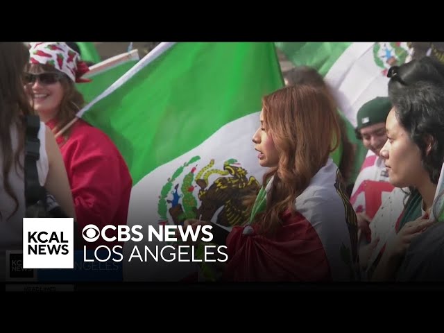 Rally hits Boyle Heights streets to protest Trump Administration immigration policies