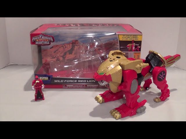 Wild Force Red Lion Review [Power Rangers Super Megaforce]