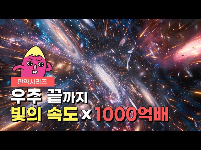 🍠만약 빛의 속도 1000억배로 우주 끝까지 간다면 어떨까? l 빛의 속도 1배에서 1000억배까지 (feat. 라니아케아)