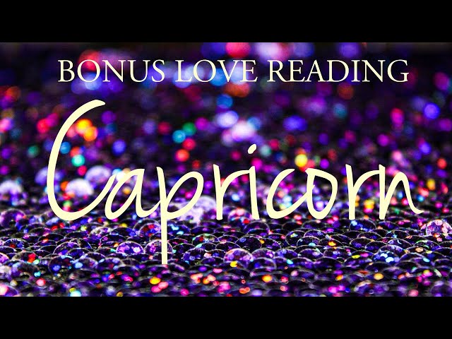 CAPRICORN love tarot ♑️ There Is Someone Who Wants You To Be Patient With Them Capricorn