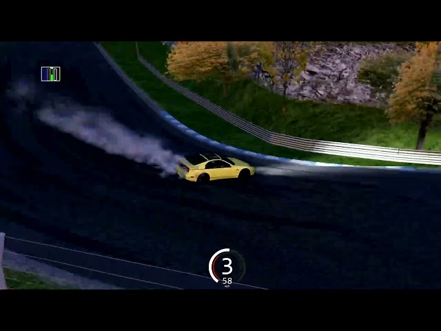 Assetto Corsa PC Drifting Nissan 300zx z32 Autumn Ring using g29 no aids st tires had 20k then poof!