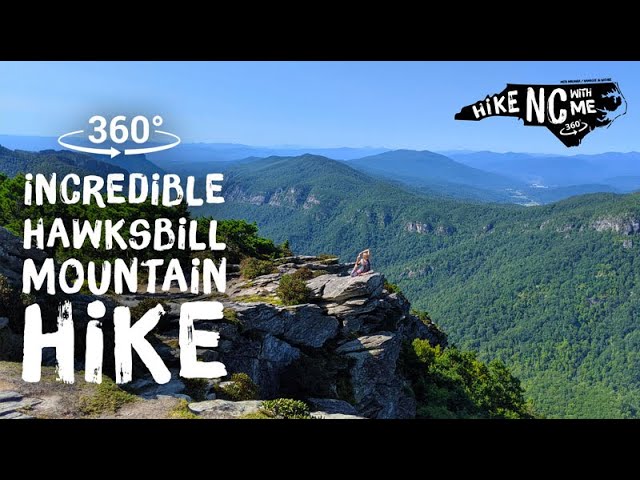 Incredible Hawksbill Mountain Hike NC 360 VR