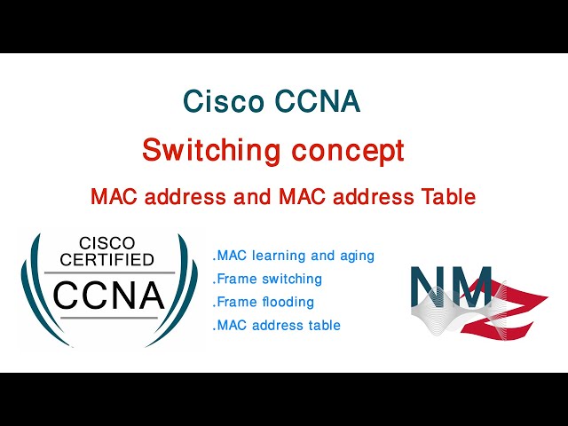 05-Switching concept and MAC address table