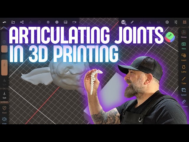 How to Create Articulating Joints in Flexible 3D Printed Toys!