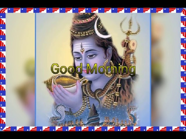 Good Morning God Shiva Whatsapp Greeting Video Message Wishes Images Pictures Photos #1