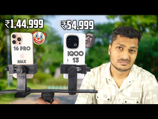 iQOO 13 vs iPhone 16 Pro Max Camera Test | Android vs iPhone in 2024 🤡