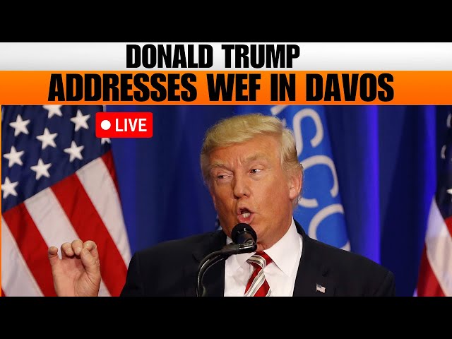 LIVE: US President Donald Trump Virtually Addresses World Economic Forum |USA |Davos |World Leaders