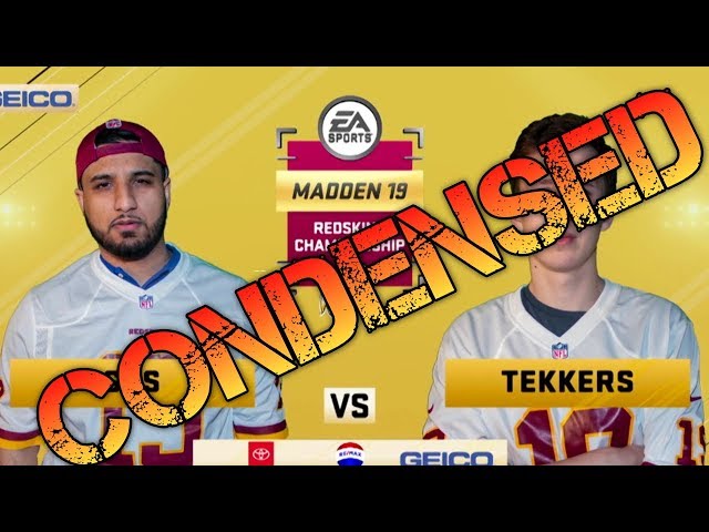 Madden 19 Gos Vs. Tekkers CONDENSED!