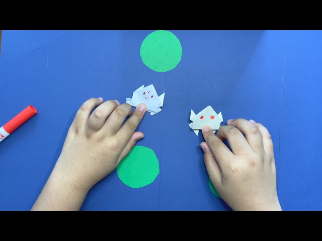 Nathan’s Art Class: How to Make an Origami Jumping Frog.