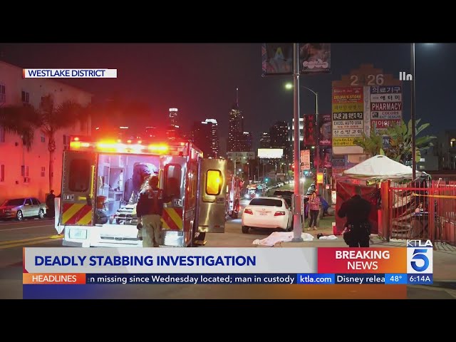 Man found fatally stabbed in Westlake