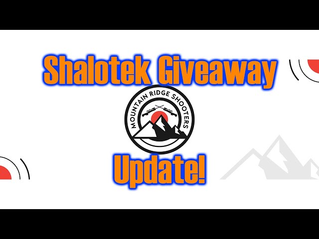 Shalotek Giveaway Update! More added!!