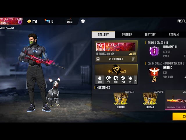 HEROIC 50+ GAMEPLAY 2021 GARENA FREE FIRE // IND OFF GAMING LEVEL 2