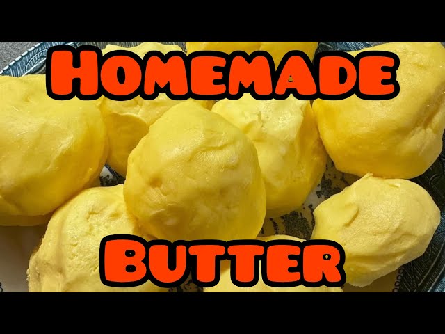 How to make homemade butter & buttermilk