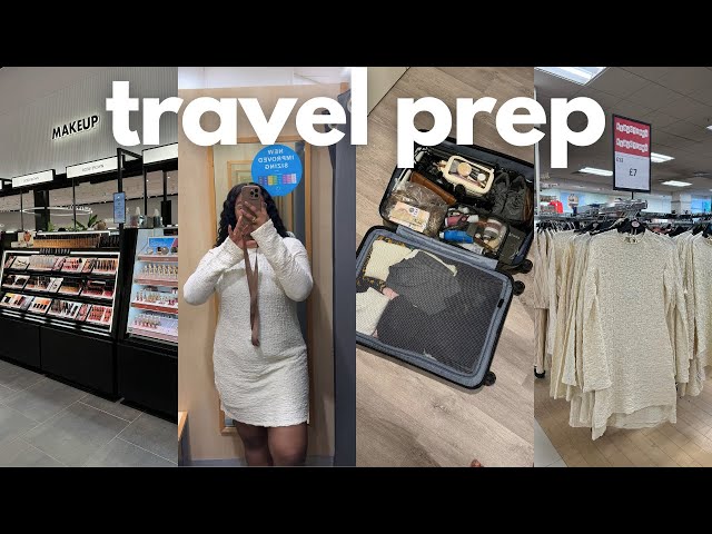 TRAVEL PREP VLOG| WE ARE OFF TO, IT IS A BRAND TRIP, shopping, lashes, PACK WITH ME