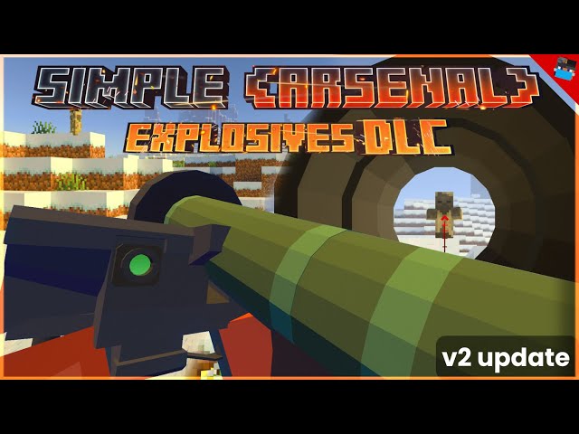 Simple Arsenal v2 DOWNLOAD! Javelin Missile Update!! [Minecraft Bedrock Guns Mod]