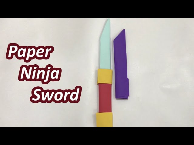 How to make a Paper Sword | #TanavSuchiKids