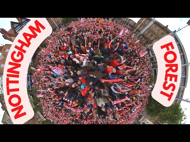 ⁴ᴷ 360° INCREDIBLE FOREST FANS CELEBRATE AT CITY CENTE PROMOTION PARTY