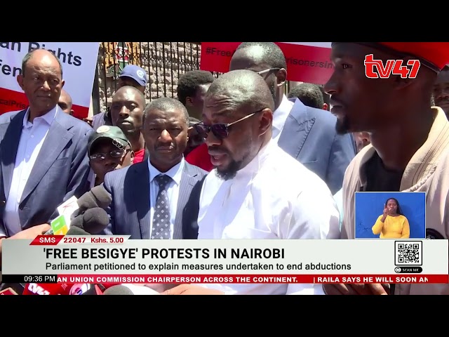 Section Of Activists In Nairobi Protest Demanding The Release Of Kizza Besigye