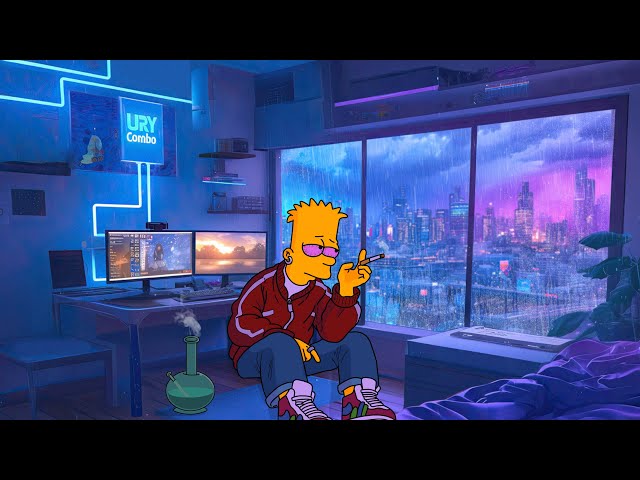 Stop Overthinking - Lofi Rain - Lofi hip hop mix ~ Stress Relief / Relaxing Music / Get High