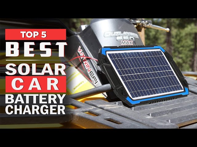 Best Solar Car Battery Charger 2023 | Top Solar Car Battery Chargers Review