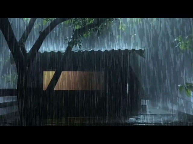 "3 Hours of Heavy Tropical Rain in a Lush Forest | Intense Rainfall for Deep Relaxation and Sleep"