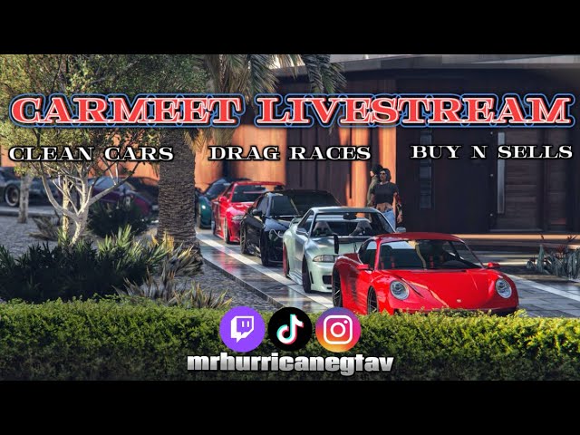 Snowy Carmeet | GTA V Online Livestream