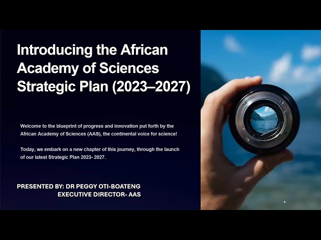 Launch of the African Academy of Science’s Strategic Plan 2023 – 2027