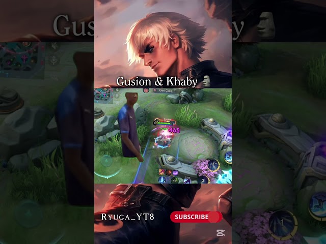 Gusion ft. Khaby🗿  #mlbb #shorts #mlbbcreatorcamp #gaming #trending #gusion #mlbbindonesia #moba