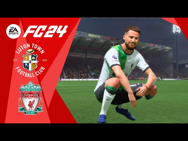 PS5 FC 24 Luton Town vs Liverpool | Premier League