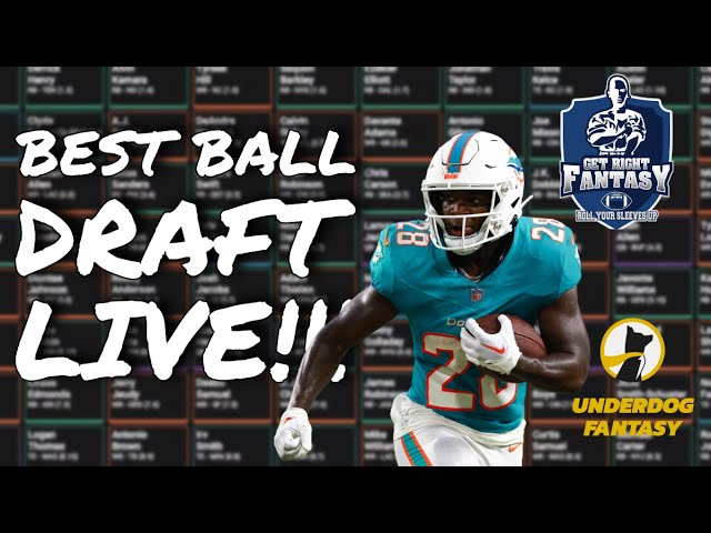 Live Fantasy Football Draft | Underdog Fantasy $25 Entry Best Ball Mania V $1.5M to 1st!!