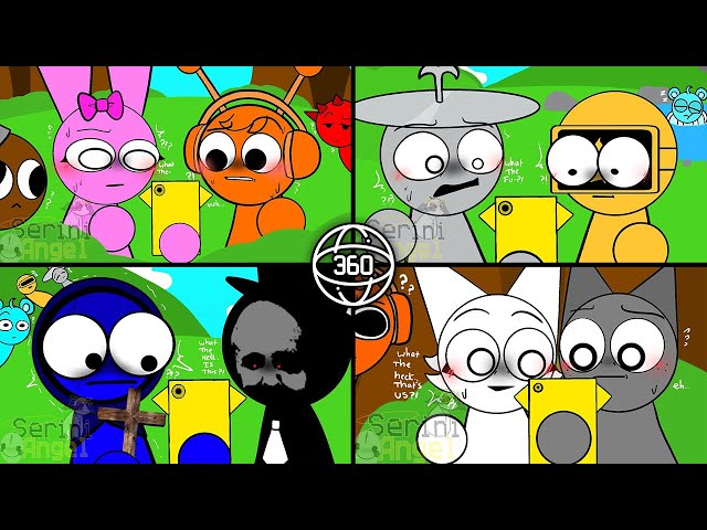 Sprunki Found Out About Their Curse Ships ?! - Part 1-6 Compilation - Sprunki Incredibox (AU) 360°