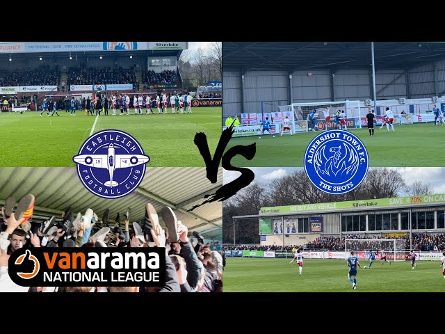 Eastleigh FC vs Aldershot Town 22/23 Vlog | 3-3 We bottled the Hampshire derby!