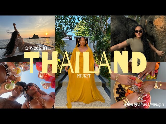 PHUKET VLOG! | LUXURY VILLA + FLOATING BEACH CLUB + ELEPHANTS + ISLAND HOPPING + THAI CUISINE & MORE