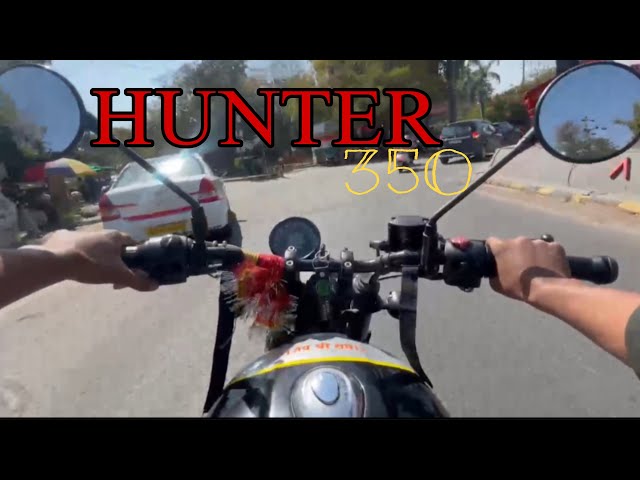 Hunter 350 with udaipur Rani road ll rani road udaipur & hunter 350 ll NIOZRAVLOGS ll